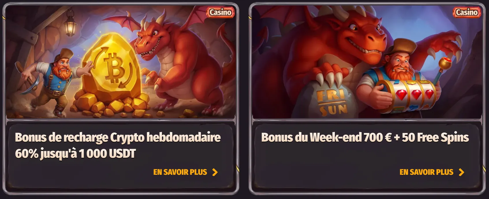 Bonus et Casino Dragonia